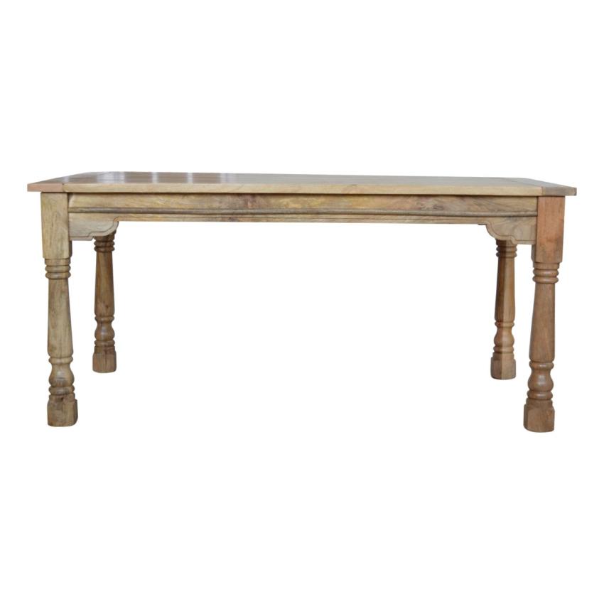 Granary Extendable Mango Wood Dining Table | Turned Legs | 255cm