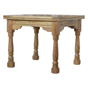 Granary Mango Wood Butterfly Dining Table | Extendable | Turned Legs