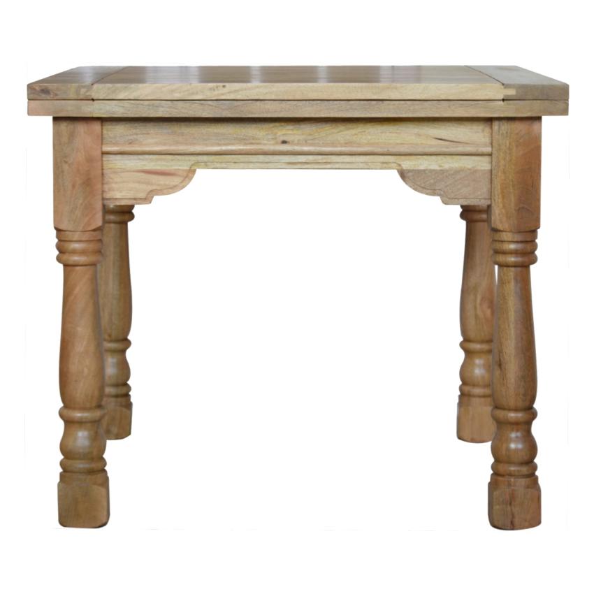 Granary Mango Wood Butterfly Dining Table | Extendable | Turned Legs