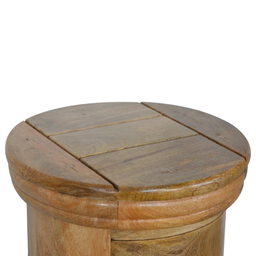 Granary Slim Drum Chest | 5 Drawer Storage | Narrow Bedroom Cabinet