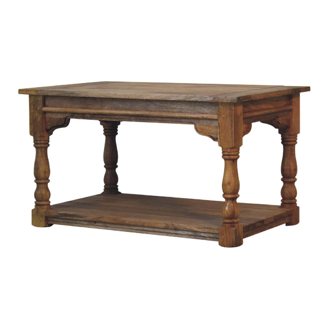 Granary Turned Coffee Table | Sculptural Detail | Timeless Design