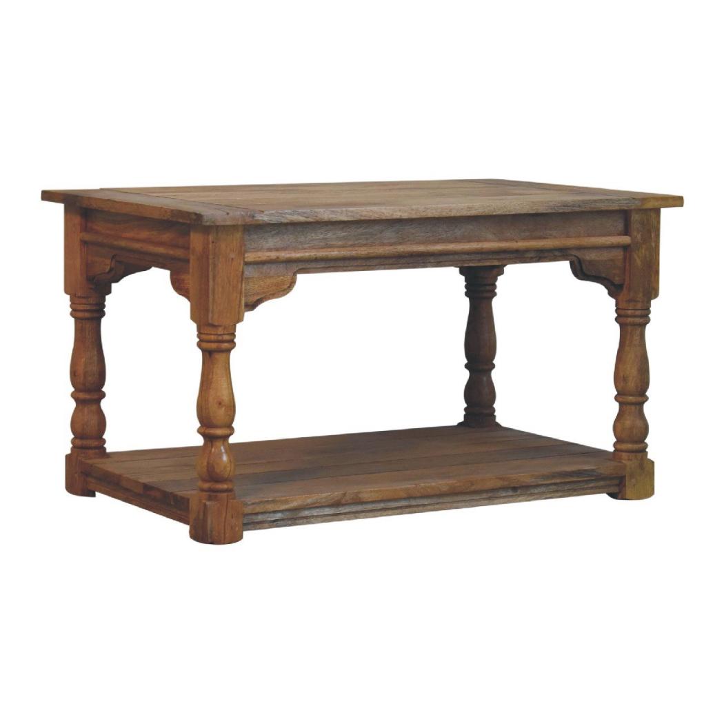 Granary Turned Coffee Table | Sculptural Detail | Timeless Design
