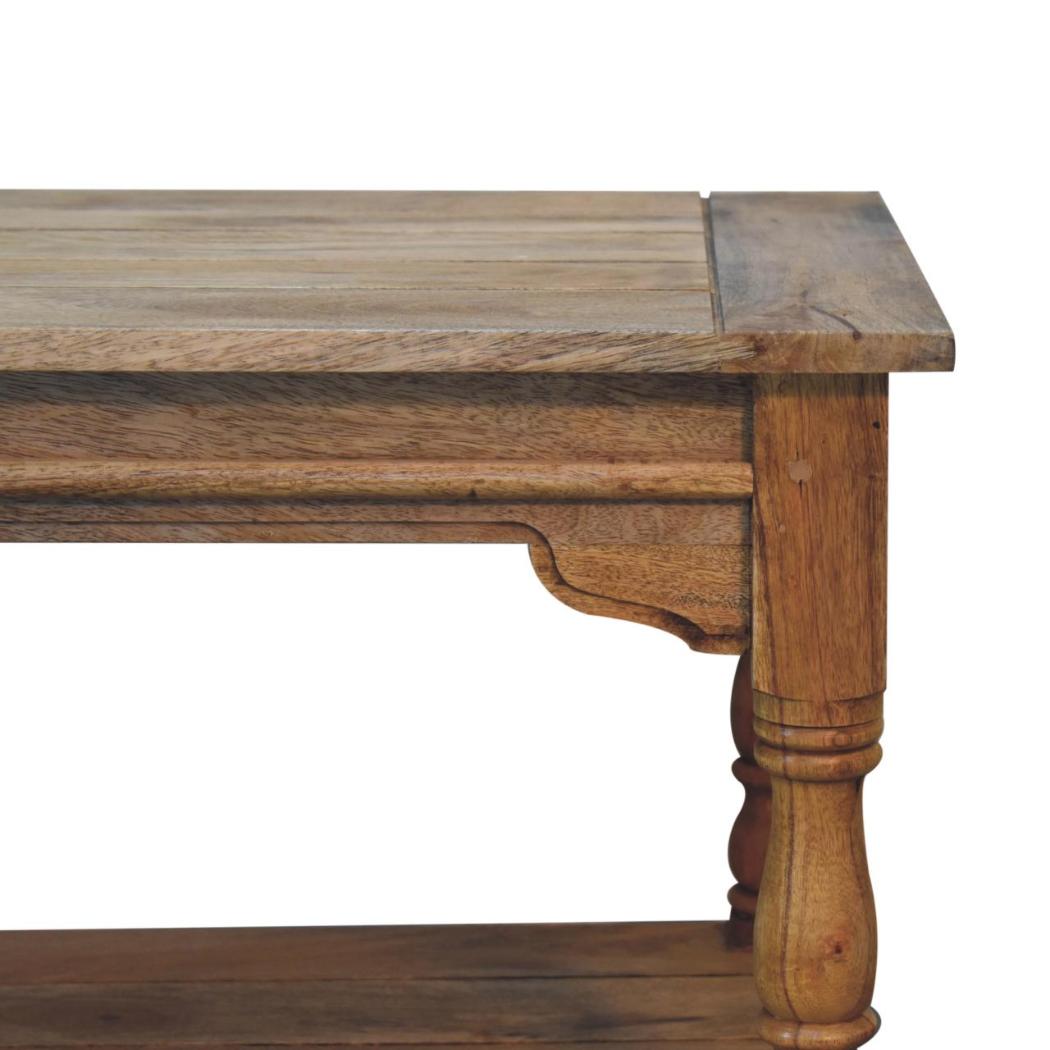 Granary Turned Coffee Table | Sculptural Detail | Timeless Design