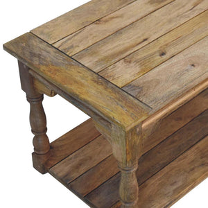 Granary Turned Coffee Table | Sculptural Detail | Timeless Design