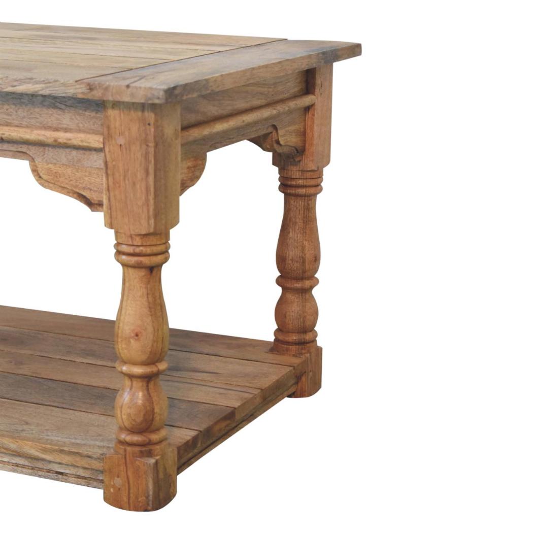 Granary Turned Coffee Table | Sculptural Detail | Timeless Design