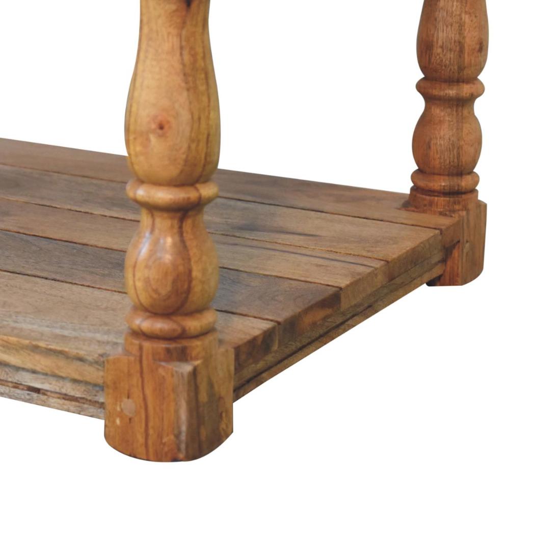 Granary Turned Coffee Table | Sculptural Detail | Timeless Design