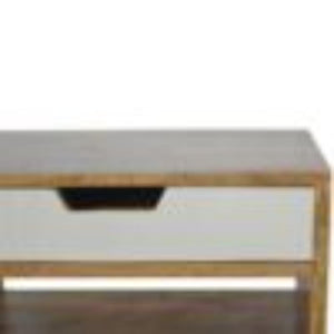 Grey & White Bedside Table | Cut-Out Detail | Two-Tone Bedroom Storage