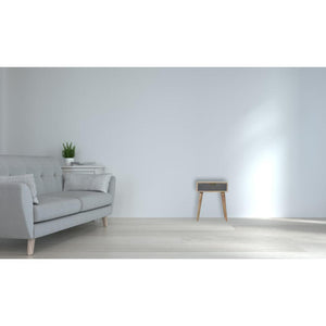 Grey Tweed Bedside Table | Distinctive Detail | Versatile Home Furniture