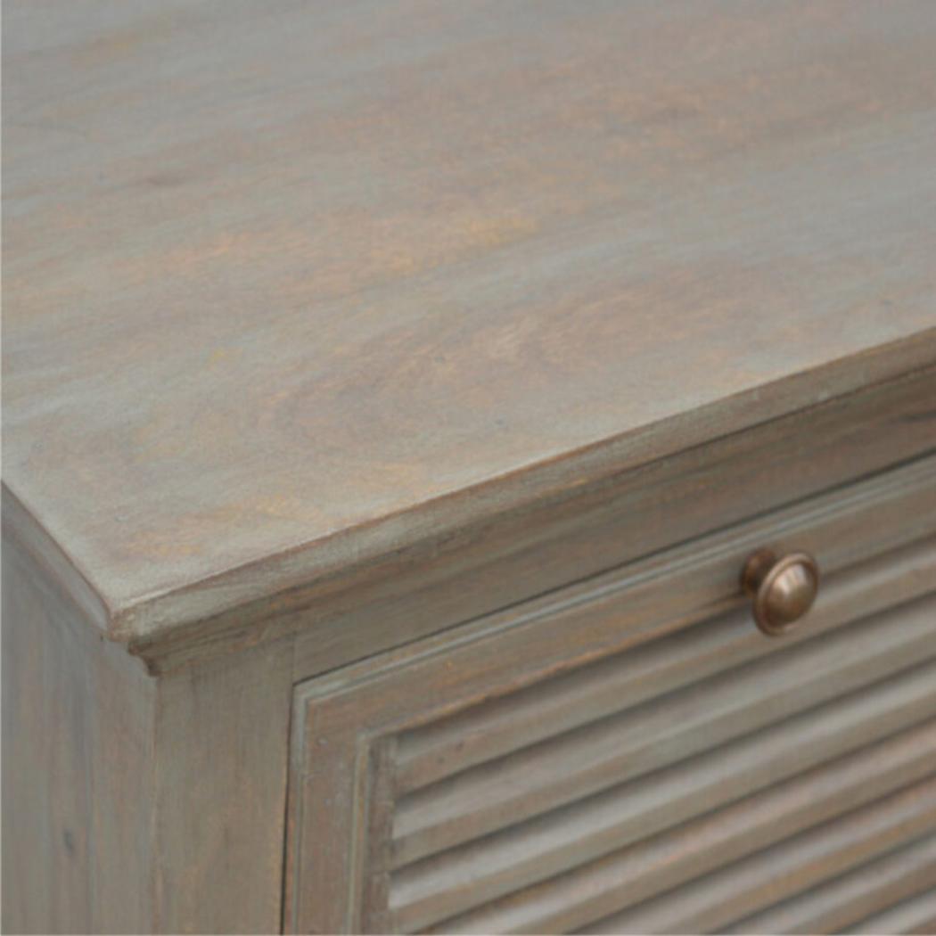 Grey Wash Shutter Sideboard | 5 Shutter Doors | Statement Storage