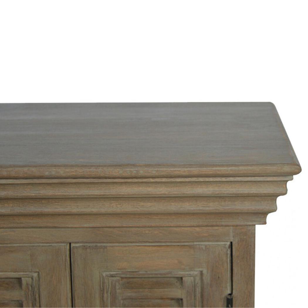 Grey Wash Shutter TV Cabinet | Media Storage | Rustic Shutter Design