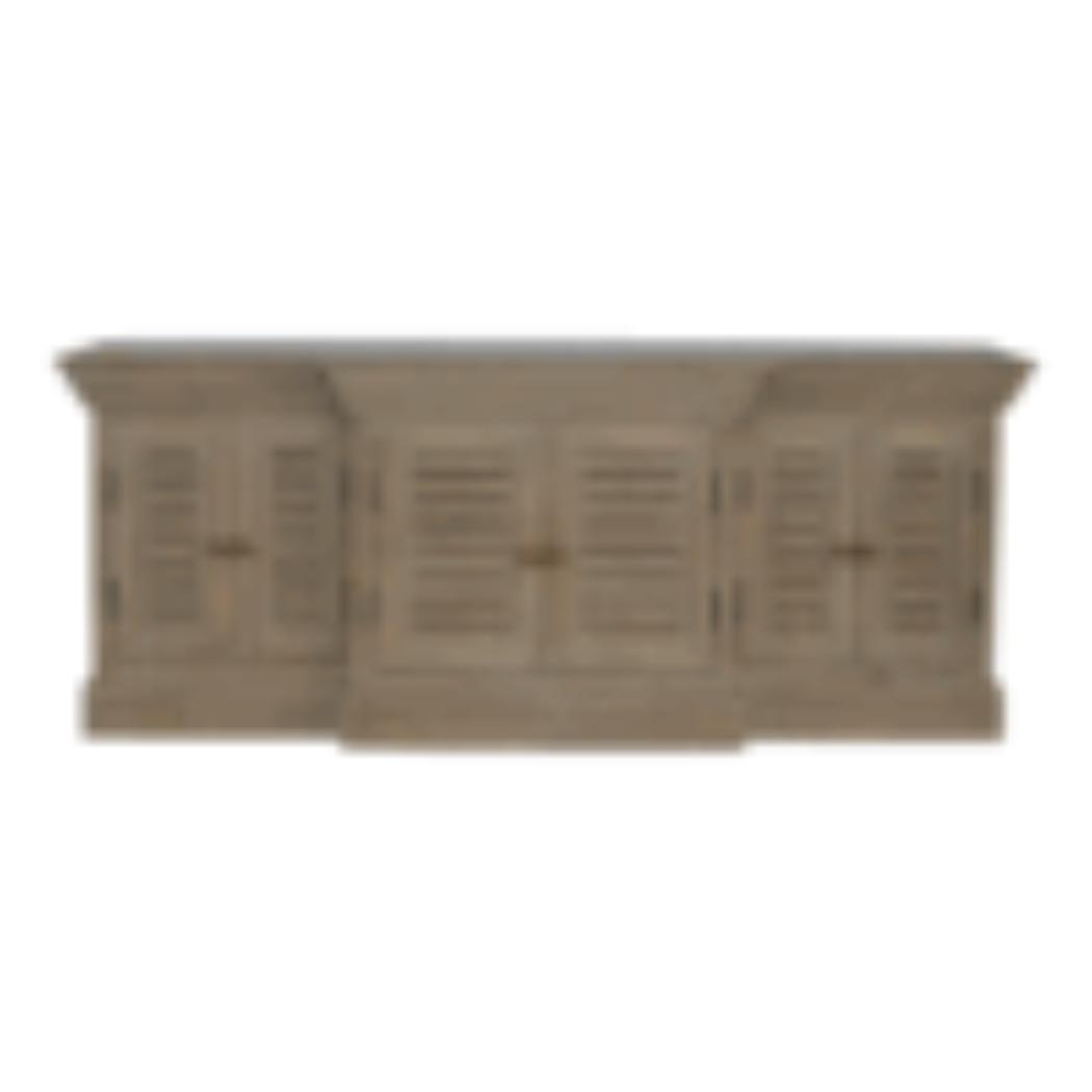 Grey Wash Shutter TV Cabinet | Media Storage | Rustic Shutter Design