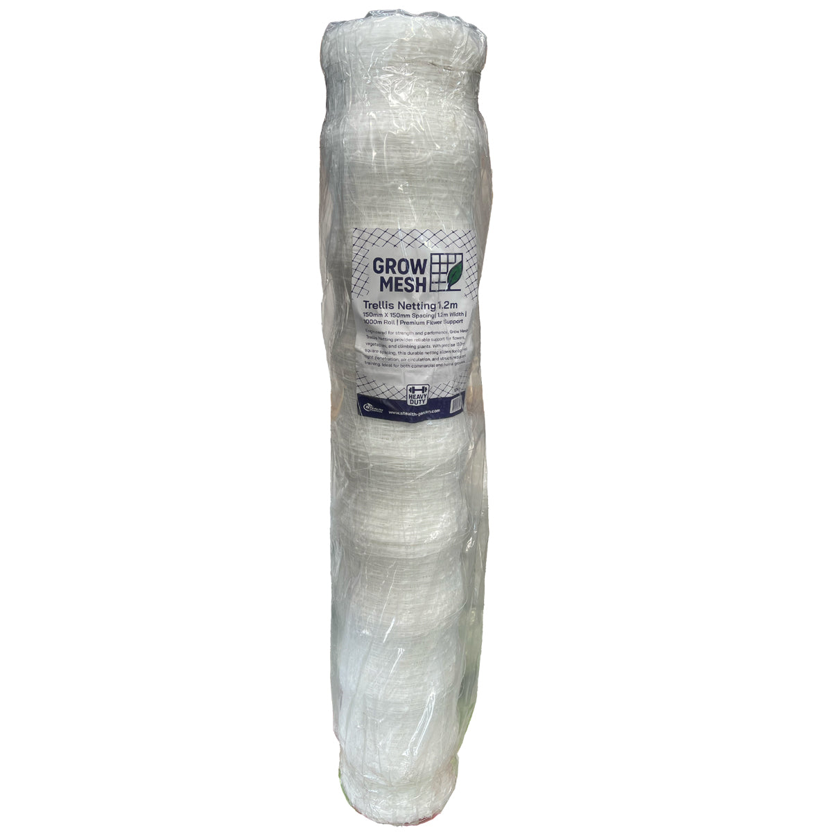 Grow Mesh Premium Netting 1.2M – White Plant Support Trellis Mesh