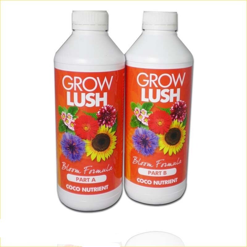 Growlush Coco Bloom A&B 1L | Two-Part Coco Flowering Nutrient