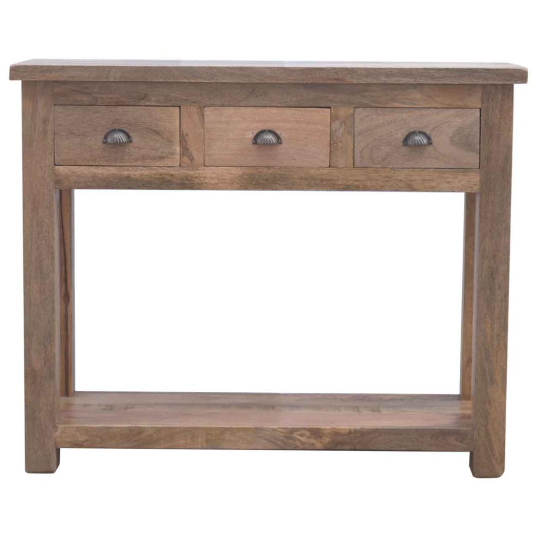 Hallway Console Table | 3 Drawer Storage | Slim Entryway Furniture