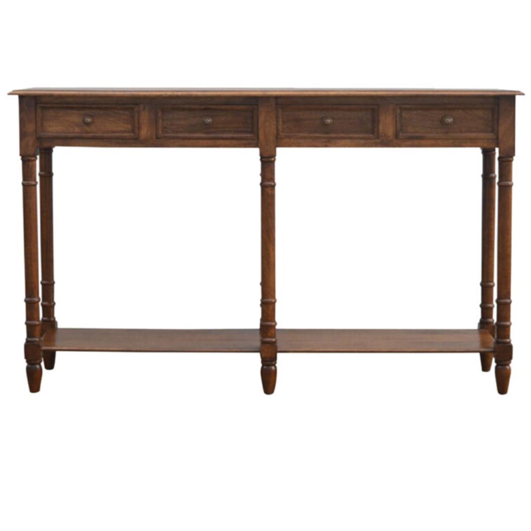 Hallway Console Table | 4 Drawer Storage | Practical Entryway Design
