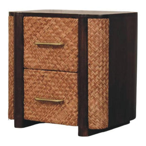 Havana Canefront Drawer Chest | Natural Cane Detail | Textured Bedroom Storage