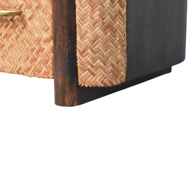 Havana Canefront Drawer Chest | Natural Cane Detail | Textured Bedroom Storage