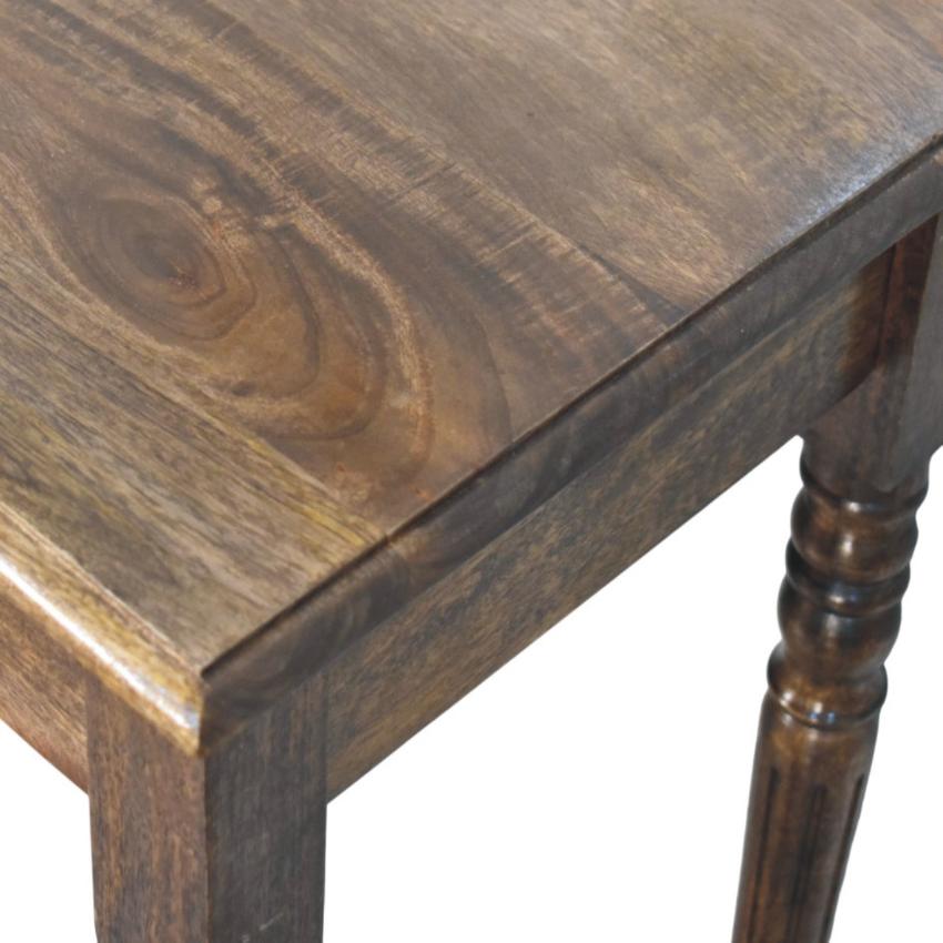 Heritage Turned-Leg Desk | Solid Wood Writing Table