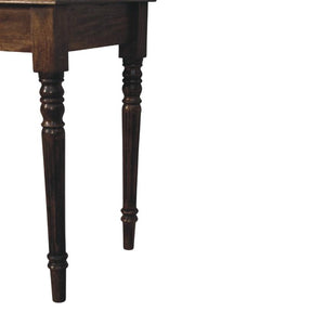 Heritage Turned-Leg Desk | Solid Wood Writing Table