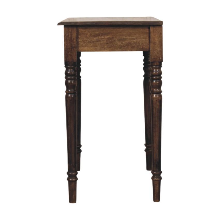 Heritage Turned-Leg Desk | Solid Wood Writing Table