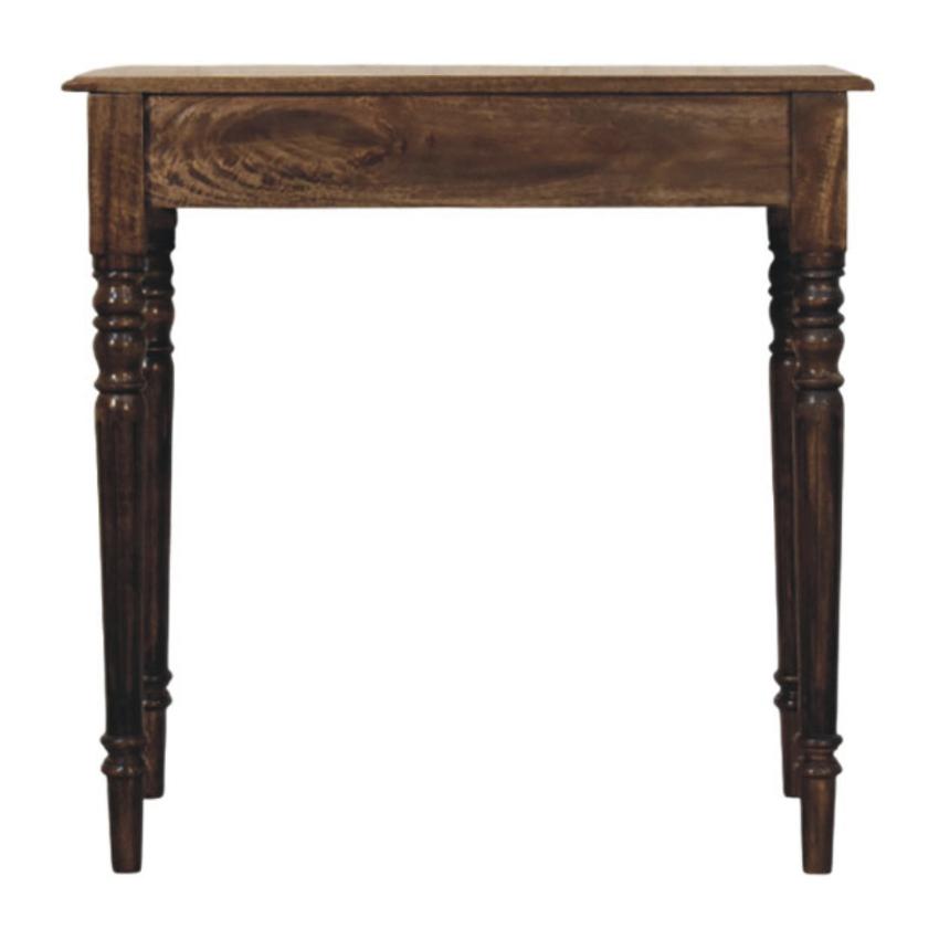 Heritage Turned-Leg Desk | Solid Wood Writing Table