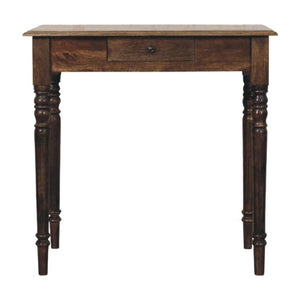 Heritage Turned-Leg Desk | Solid Wood Writing Table