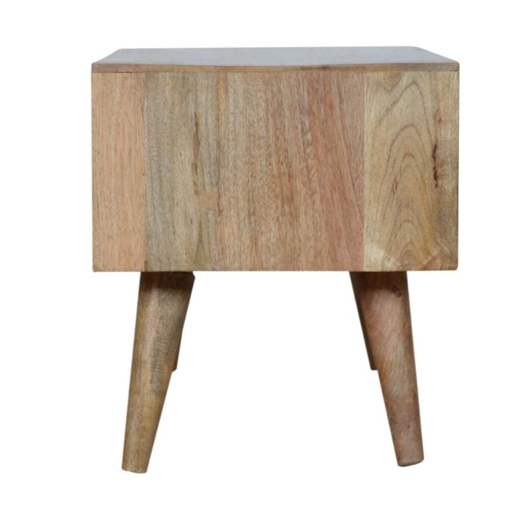 Honeycomb Carved Coffee Table | Textured Design | Living Room Centrepiece
