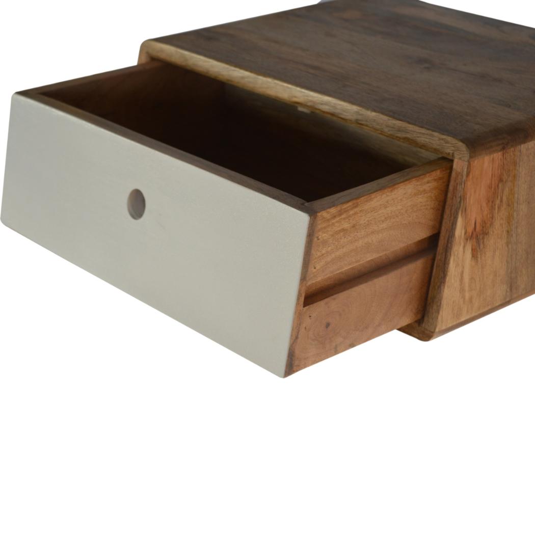 Inclined Wall Mounted Bedside Table | Space Saving | Modern Bedroom Storage