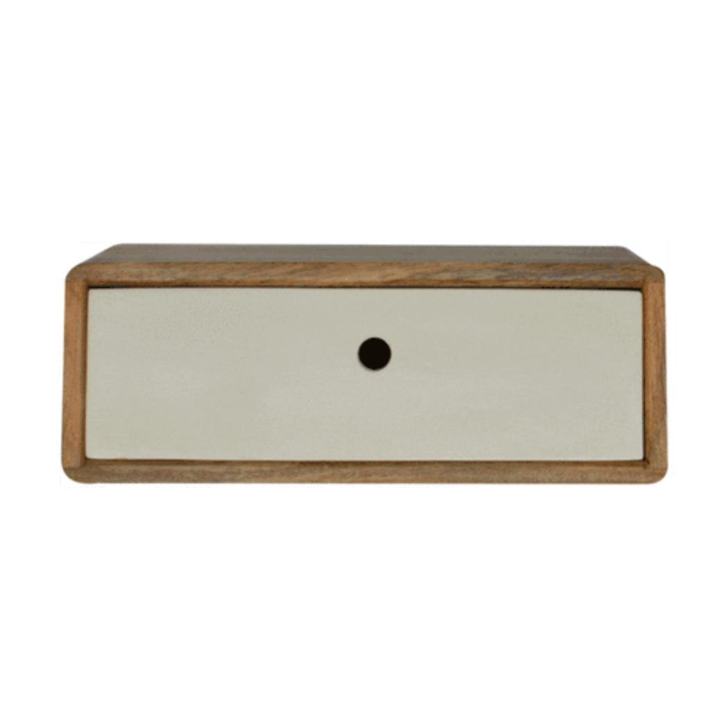 Inclined Wall Mounted Bedside Table | Space Saving | Modern Bedroom Storage