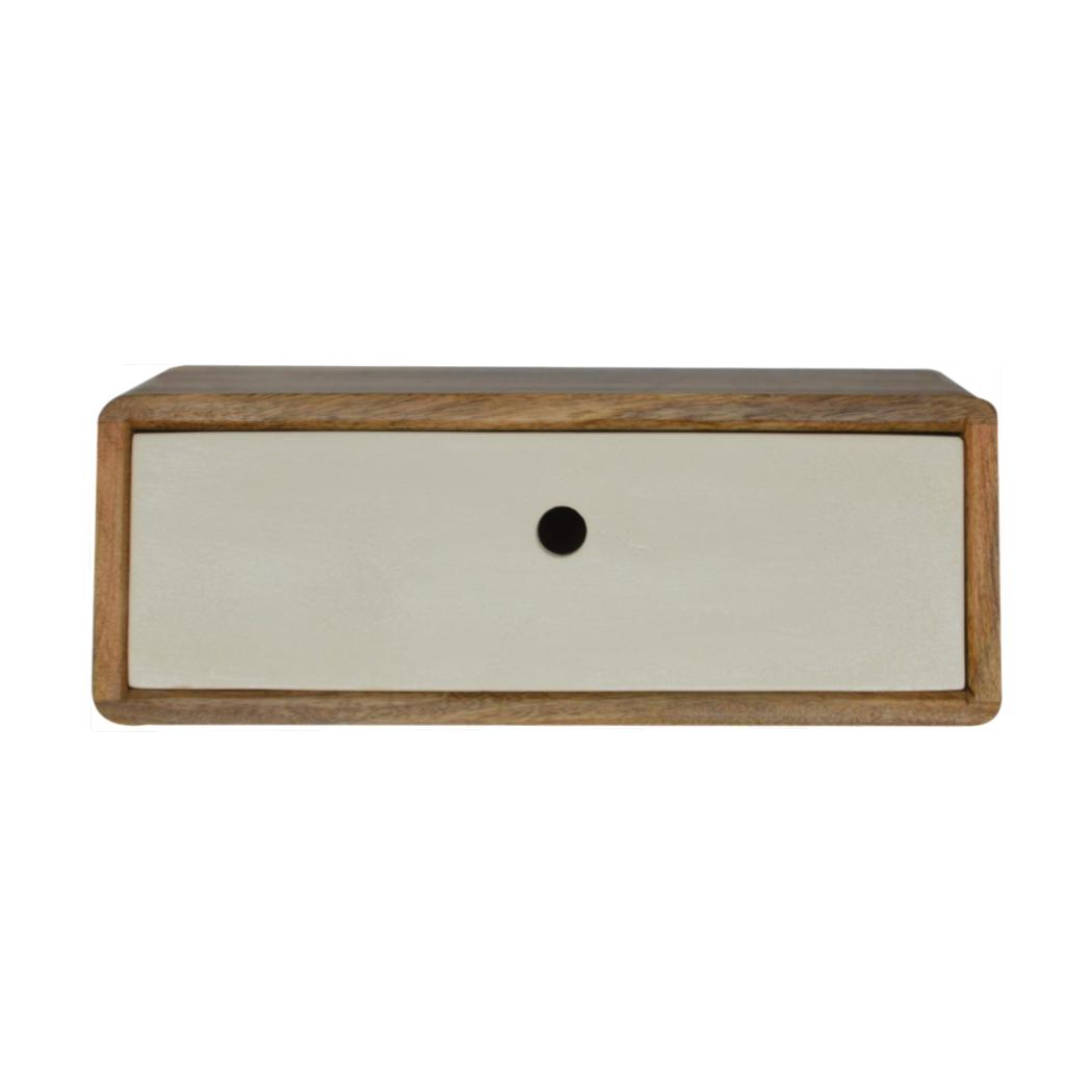 Inclined Wall Mounted Bedside Table | Space Saving | Modern Bedroom Storage