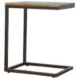 Industrial Small End Table | Compact Design | Side Table