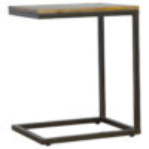 Industrial Small End Table | Compact Design | Side Table