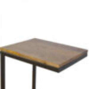 Industrial Small End Table | Compact Design | Side Table