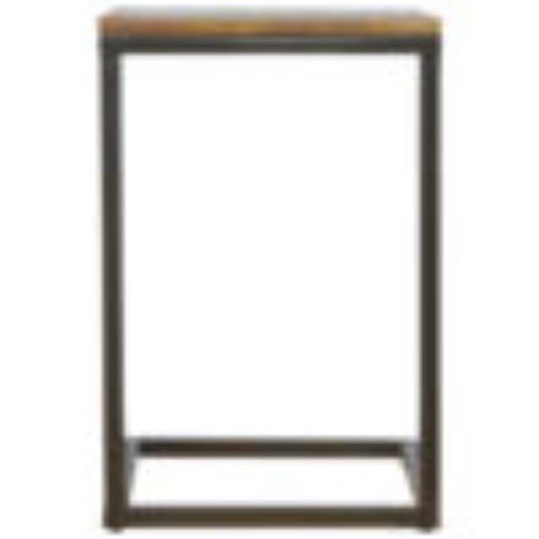 Industrial Small End Table | Compact Design | Side Table