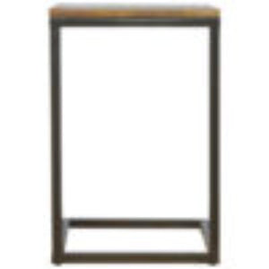 Industrial Small End Table | Compact Design | Side Table