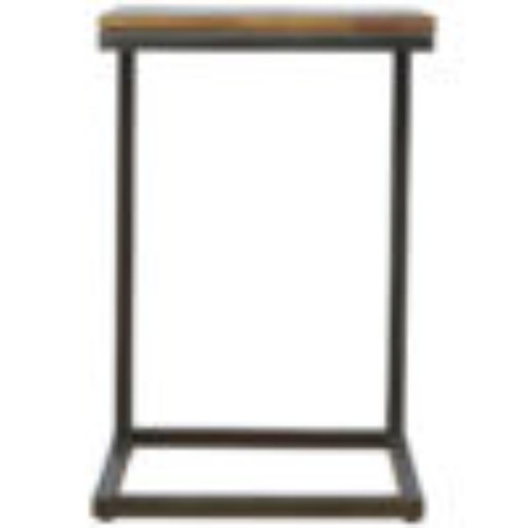 Industrial Small End Table | Compact Design | Side Table