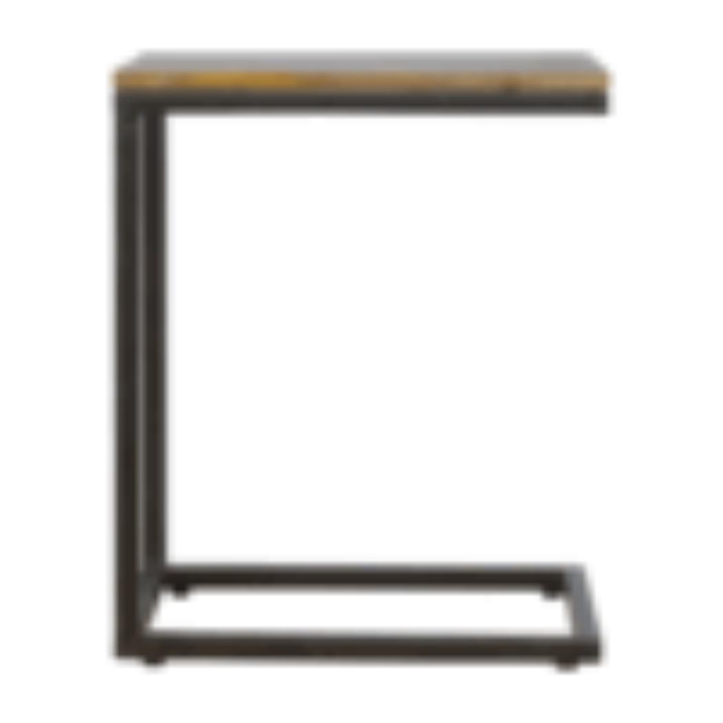 Industrial Small End Table | Compact Design | Side Table