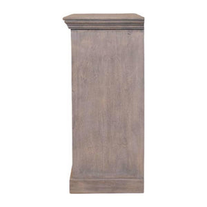 Jaipur Lattice Sideboard | Solid Mango Wood | Acid Wash Finish | 2 Drawer 2 Door Storage Cabinet