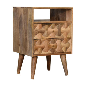 Kita Bedside Table | Contemporary Storage | Compact Bedroom Design