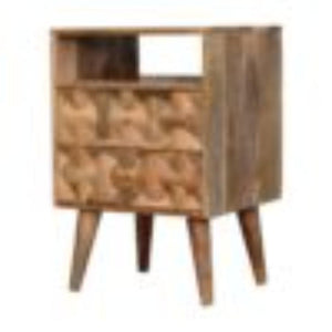 Kita Bedside Table | Contemporary Storage | Compact Bedroom Design