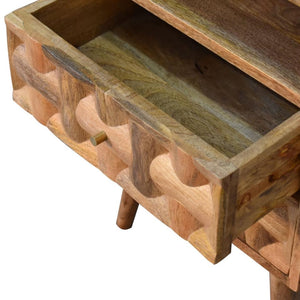 Kita Bedside Table | Contemporary Storage | Compact Bedroom Design