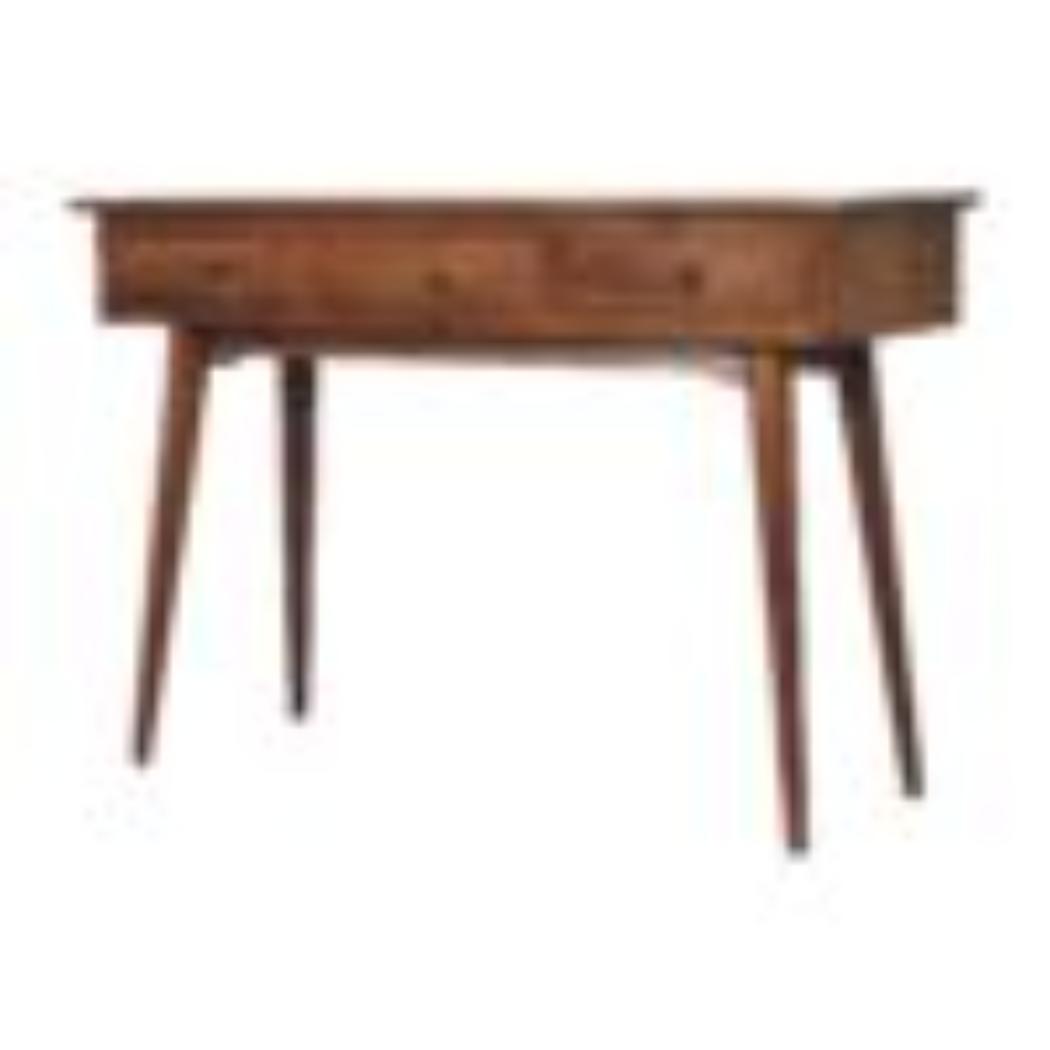 Large 3 Drawer Console Table | Chestnut Finish | Hallway Storage