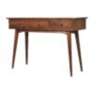 Large 3 Drawer Console Table | Chestnut Finish | Hallway Storage