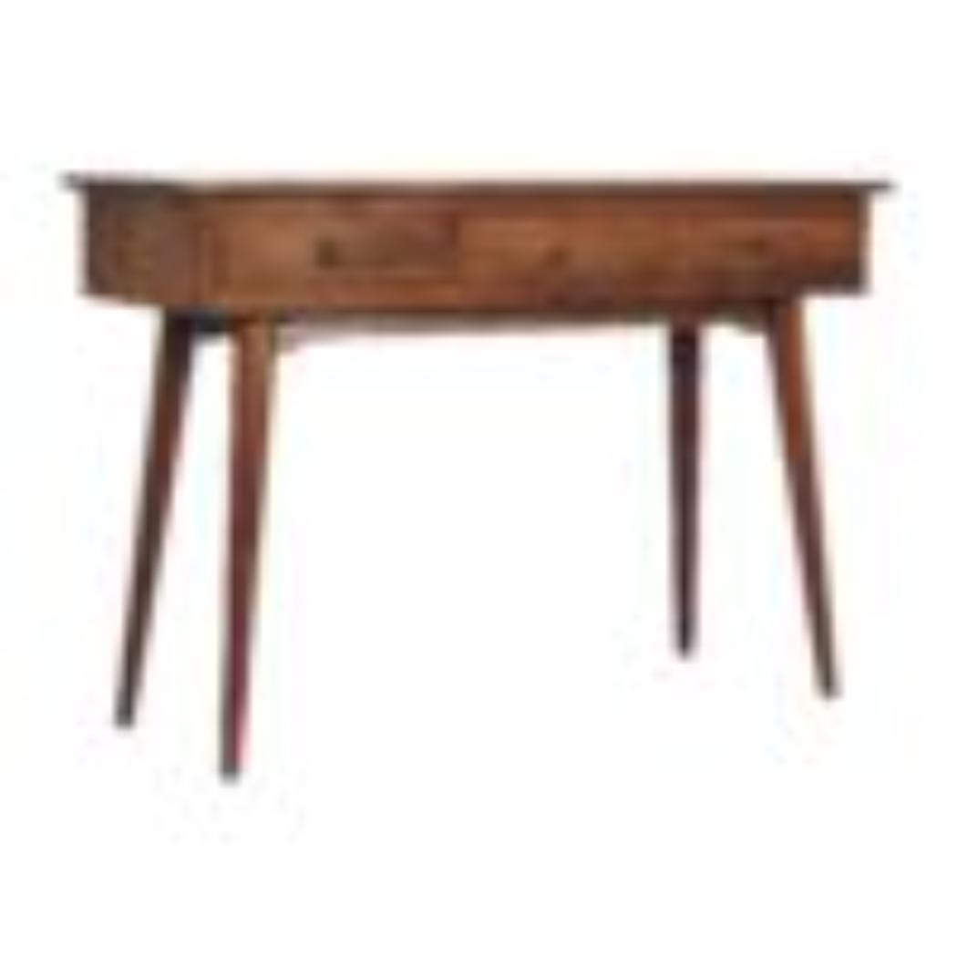 Large 3 Drawer Console Table | Chestnut Finish | Hallway Storage