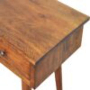 Large 3 Drawer Console Table | Chestnut Finish | Hallway Storage