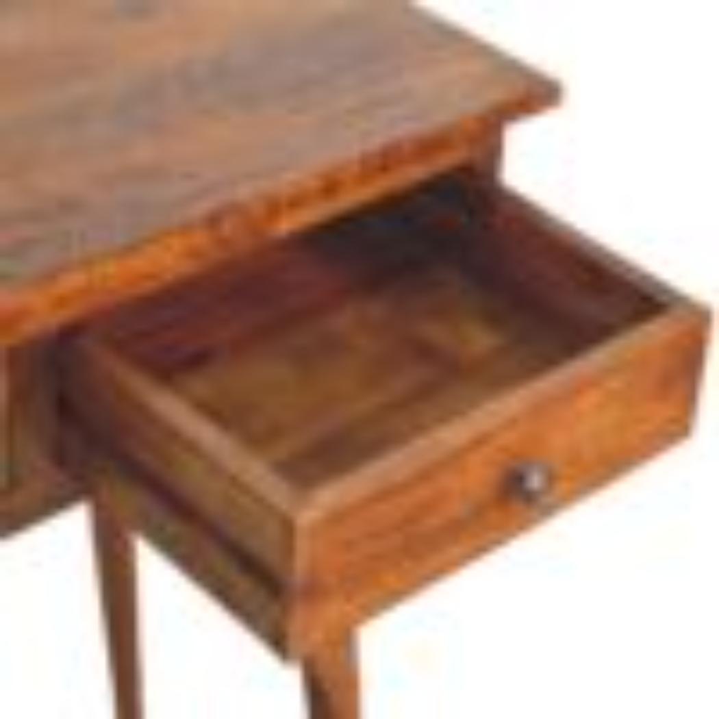 Large 3 Drawer Console Table | Chestnut Finish | Hallway Storage
