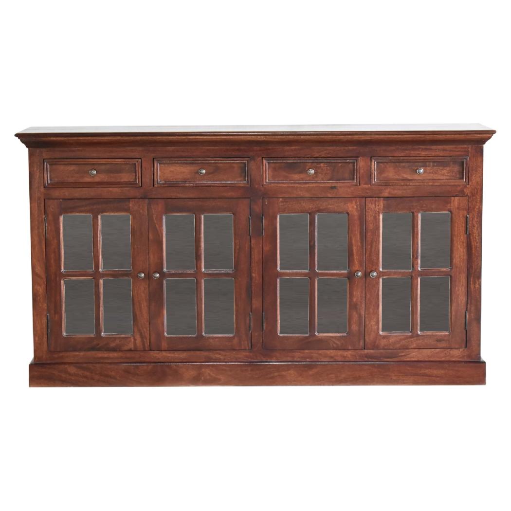 Large Cherry Glazed Sideboard | Statement Storage Cabinet | Dining & Living Furniture