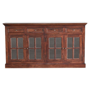 Large Cherry Glazed Sideboard | Statement Storage Cabinet | Dining & Living Furniture
