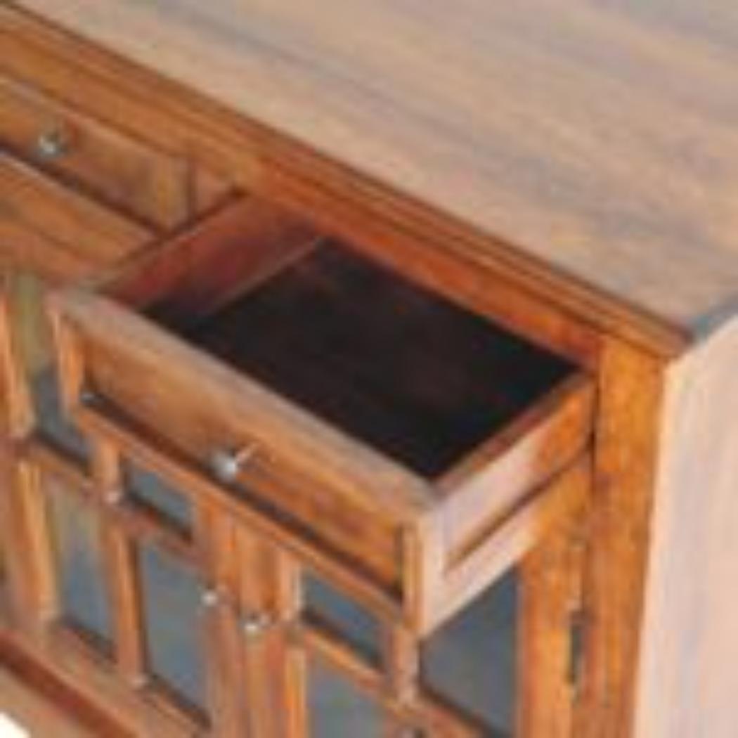 Large Glazed Sideboard | Statement Storage Cabinet | Contemporary Home Furniture