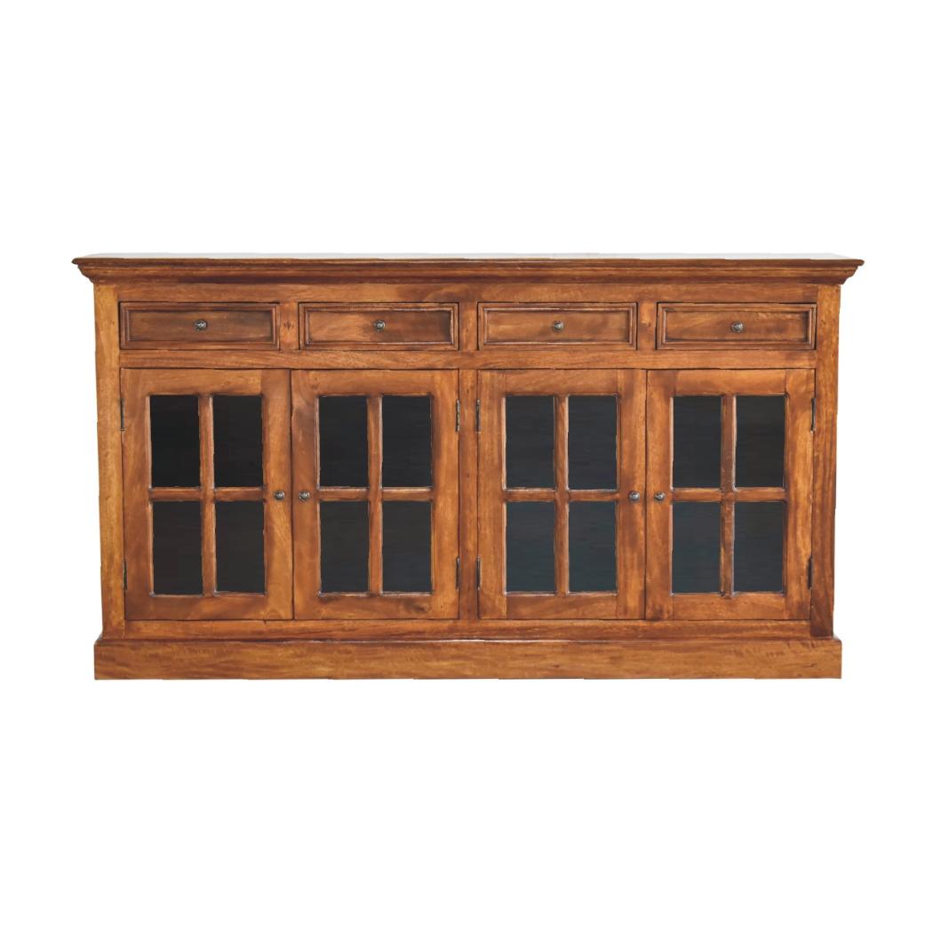 Large Glazed Sideboard | Statement Storage Cabinet | Contemporary Home Furniture